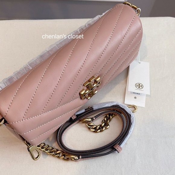 🌸NeW! 🔥 Tory Burch Kira Chevron Small Flap Shoulder Bag - Picture 14 of 17